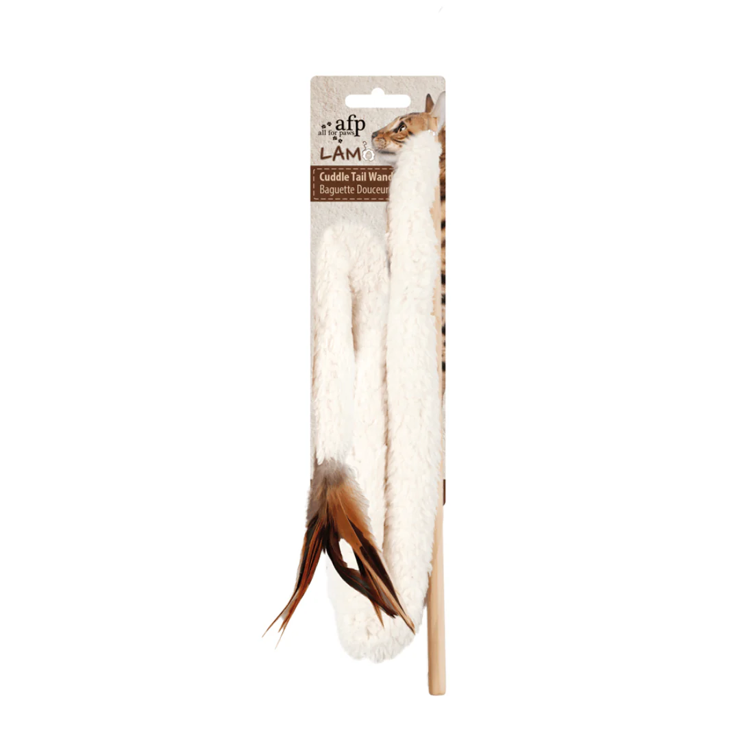 AFP Lambswool Cuddle Tail Cat Wand - Image 4