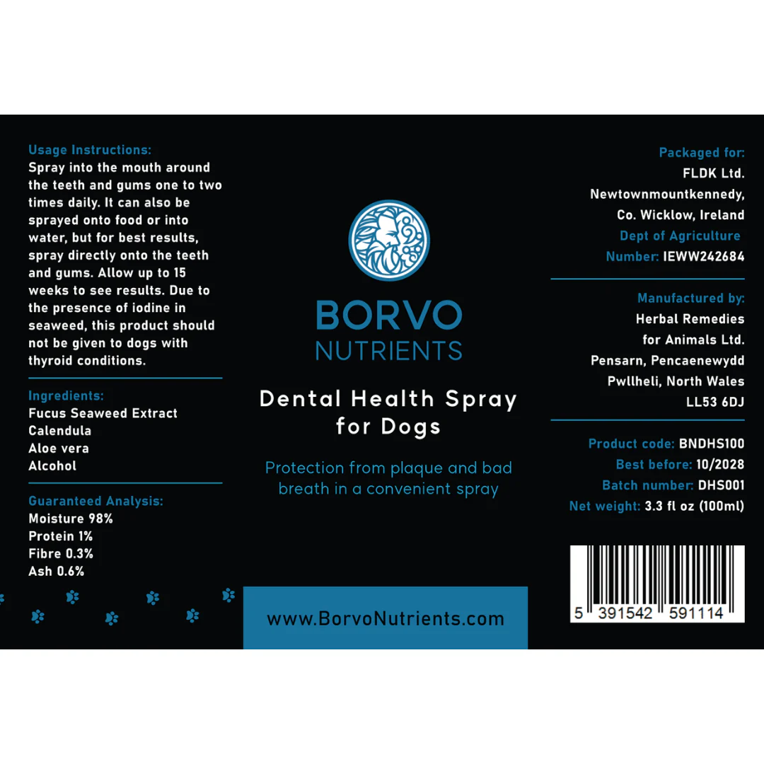 Dental Health Spray for Dogs - Borvo Nutrients - Image 5