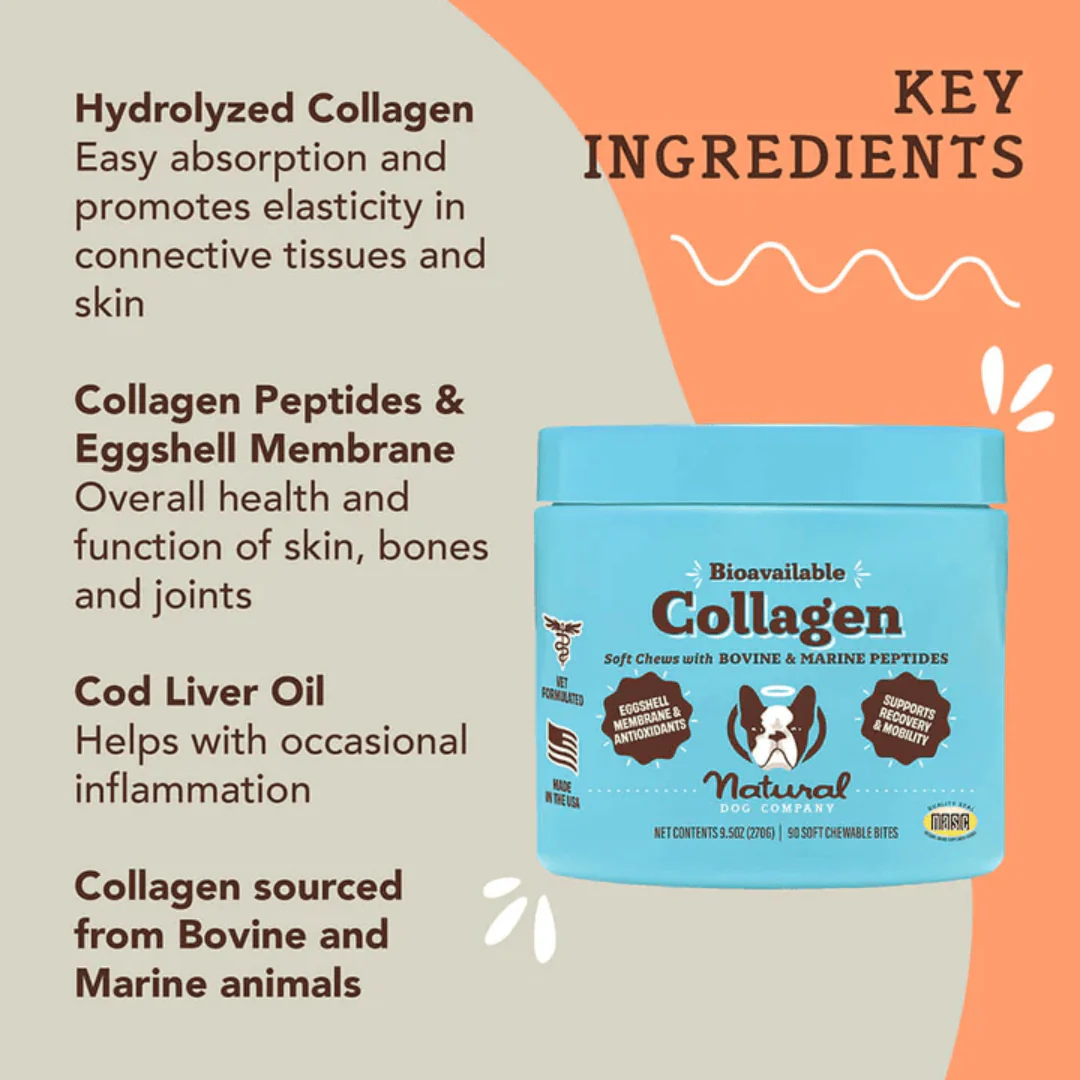 Natural Dog Company Collagen Supplement Chews - Image 4