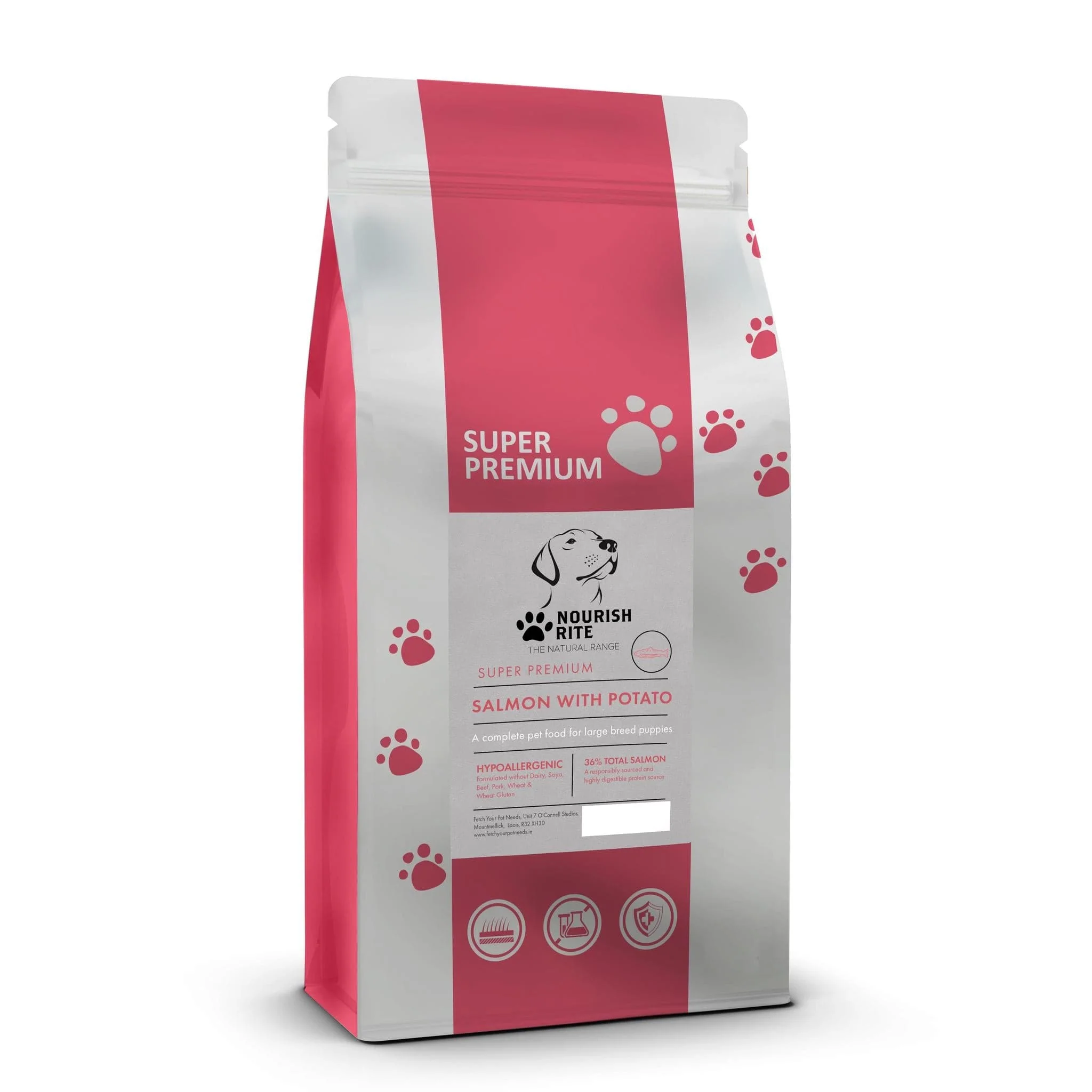 Nourish Rite Premium Puppy Large Breed Salmon - Image 3